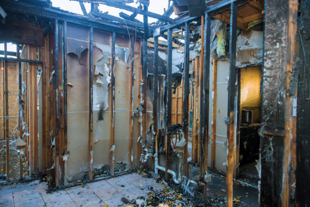 Professional Soot Cleanup technician working in Katy, TX